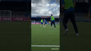 this is Coleraine fc training today at Showgrounds [upl. by Nytsirt561]