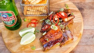 Teryiaki glazed pork belly recipe  Gustomondo [upl. by Airat]