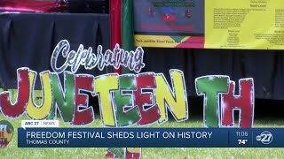 Juneteenth Freedom Festival held in Thomasville [upl. by Stent]