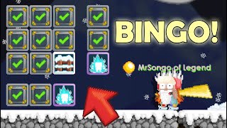 Completing FULL BINGO  GrowTopia [upl. by Bertold]