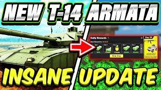 T14 ARMATA Update Is INSANE War Tycoon [upl. by Ahsiloc]