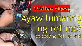 Refrigerator not Cooling Repair Tutorial Faulty Relay Tagalog [upl. by Ihn]