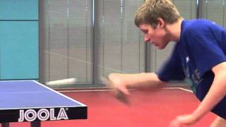 Backhand Counterspin  Table Tennis Coaching [upl. by Leatrice]