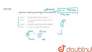 Cannizzaro\s reaction is an example of auto oxidation [upl. by Cj787]