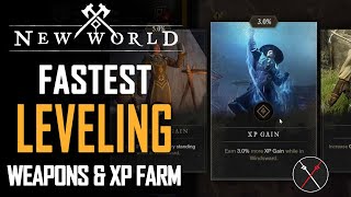 New World Guide How to Level Up FAST as a Beginner Fastest Leveling XP Farm [upl. by Eciryt933]