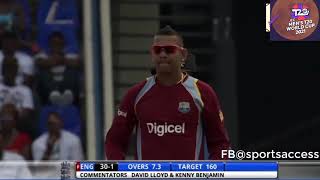 Absolute Mysterious bowling by Sunil Narine [upl. by Eiramanig]