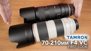 Tamron 70210mm f4 VC First Look  Build Quality and Design [upl. by Goldman]