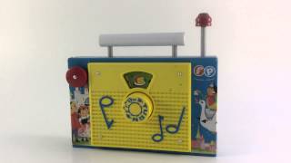 Vintage Fisher Price Radio The Farmer in the Dell [upl. by Glassco]