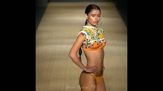 Agua Bendita swimwear fashion show aguabenditasw Model by for Swim Week 2018Paraiso Fashion Fair [upl. by Vastah409]