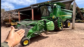 Nuevo Cabezal Para La JohnDeere PickUp 615P [upl. by Elime]