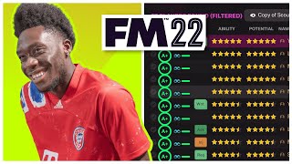 Top 10 Young Left Backs  FM22 Wonderkids [upl. by Moyer]