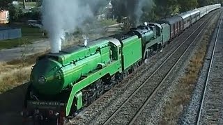 Mainline Steam Train  Farewell Millennium Aurora  Easter 2000 [upl. by Ardnasella]