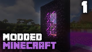 We fr playin MODDED Minecraft in 2024  Modded Minecraft Survival 1 [upl. by Sumahs]