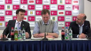 Pressekonferenz Telekom Baskets Bonn vs Crailsheim Merlins 7976 18012015 [upl. by Leoy780]