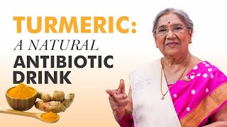 The BEST Natural Antibiotic Drink Home Remedy Formula  100 natural  TURMERIC Benefits [upl. by Akinehs]