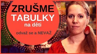 ZRUŠME TABULKY NA DĚTI  Odvaž se a NEVAŽ [upl. by Anzovin]