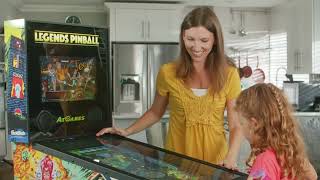 AtGames Legends Pinball  Full Height Home Digital Pinball Platform [upl. by Adelheid]