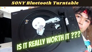 UNBOXING Sony PSLX310BT Bluetooth Turntable  WORTH IT [upl. by Divan160]