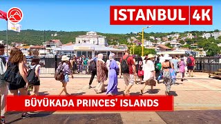 Büyükada Princes Islands Istanbul 2023 Adalar Walking Tour4k 60fps [upl. by Amie]