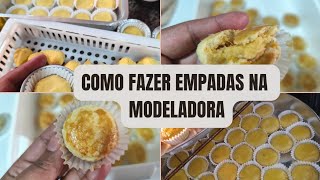 COMO FAZER EMPADAS NA MODELADORA   DE 5000 SALGADOS PRODUZIDOS [upl. by Ahsatan]