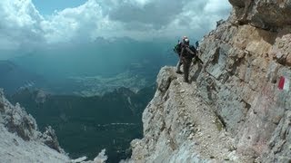 Ein Pfad über dem Abgrund  Höhenweg Ivano Dibona Dolomiten  Abenteuer Alpin 2012 Folge 23 [upl. by Hadleigh290]