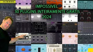 Não é sonho  30 plugins inteiramente grátis 2024 [upl. by Daggna697]