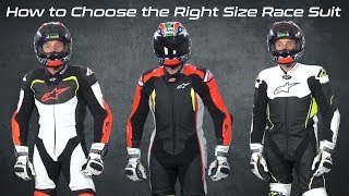 How to Choose the Right Size Race Suit  Sportbiketrackgearcom [upl. by Annalise935]