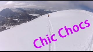 Backcountry Skiing In the Chic Choc Mountains  Gaspesie Quebec [upl. by Sezen755]