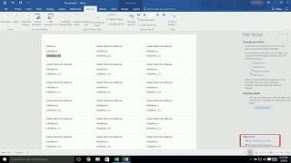 How to do a Mail Merge in Microsoft® Word for Windows® [upl. by Etrem]