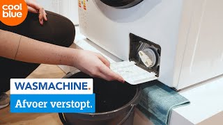 Wat doe je als de afvoer van je wasmachine verstopt is [upl. by Van]