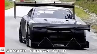 1600HP Nissan GTR Hillclimb Car Driven By Franco Scribante [upl. by Tolmann877]