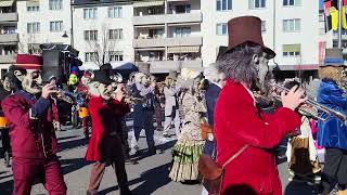 Näbelhüüler in Adligenswil Rätsche Fasnacht [upl. by Sixel]