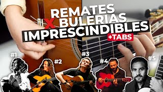 Aprende 5 Remates por BULERÍAS💥 Moraíto Tomatito Vicente Amigo Caño Roto Diego del Morao 🎸 [upl. by Aicinat]