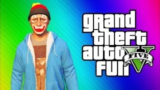 GTA 5 Online Funny Challenge  Backwards Driving w Motorcycles amp Jet Planes GTA 5 Funny Moments [upl. by Acinomal]