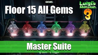 Luigis Mansion 3  ALL GEMS amp BOO Location  1F Grand Lobby [upl. by Malanie]