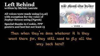 Left Behind voiced by 15 ai  MLP audio episode [upl. by Kepner]