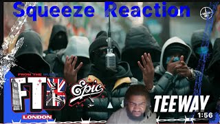 Teeway  From The Block Freestyle  Performance 🎙London 🇬🇧Squeeze Reaction [upl. by Ettenauq]