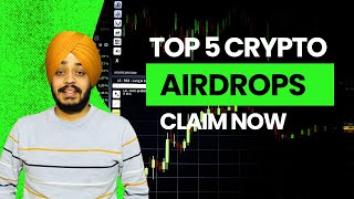 🔴 5 BEST CRYPTO AIRDROPS FOR 5000 PROFIT  AFTER JUPITER AIRDROP WE EXPLORE 5 NEW CRYPTO AIRDROPS [upl. by Bruning]