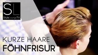 How to Kurze Haare stylen Das Hair Tutorial für kurze Haare Dennis [upl. by Suivatco]