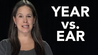 YEAR vs EAR  American English Pronunciation EAR vs HEAR [upl. by Josefa]