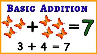 Addition for kids  Addition for class 1  basic Addition for kids  addition word problems maths [upl. by Atiuqcaj]