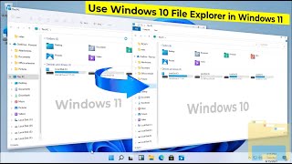 How to Restore Windows 10 File Explorer in Windows 11 Easy Guide [upl. by Walling682]