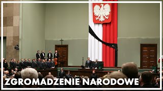 Zgromadzenie Narodowe po Katastrofie Smoleńskiej  13 kwietnia 2010 r [upl. by Nylhtak482]