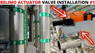 HVAC Belimo Valve Actuator ReplacementInstallation 1 For 4 Pipe Fan Coil Unit ARB24SR  B240 [upl. by Htabazile721]