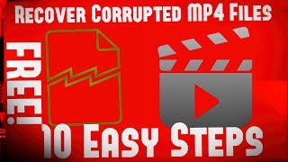 ✔ HowTo Recover Corrupted MP4 MOV AVI amp Other Video Files For FREE  10 Simple Steps [upl. by Shakti]