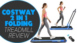 COSTWAY 2 in 1 Folding Treadmill Review Is It Really Worth it Expert Insights Unveiled [upl. by Lyrpa]