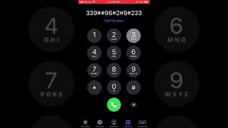 iPhone ringtone on iPhone keypad [upl. by Yellhsa]