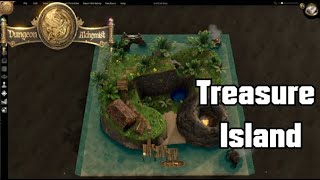 Dungeon Alchemist  Volcano Treasure Island  TTRPG Battle Map amp Encounters  CMDRAconite [upl. by Eno238]