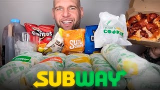 SUBWAY MUKBANG [upl. by Dace]