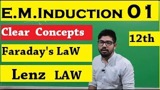 Faraday law of EMI  Lenz law  Abhishek sahu [upl. by Anizor]